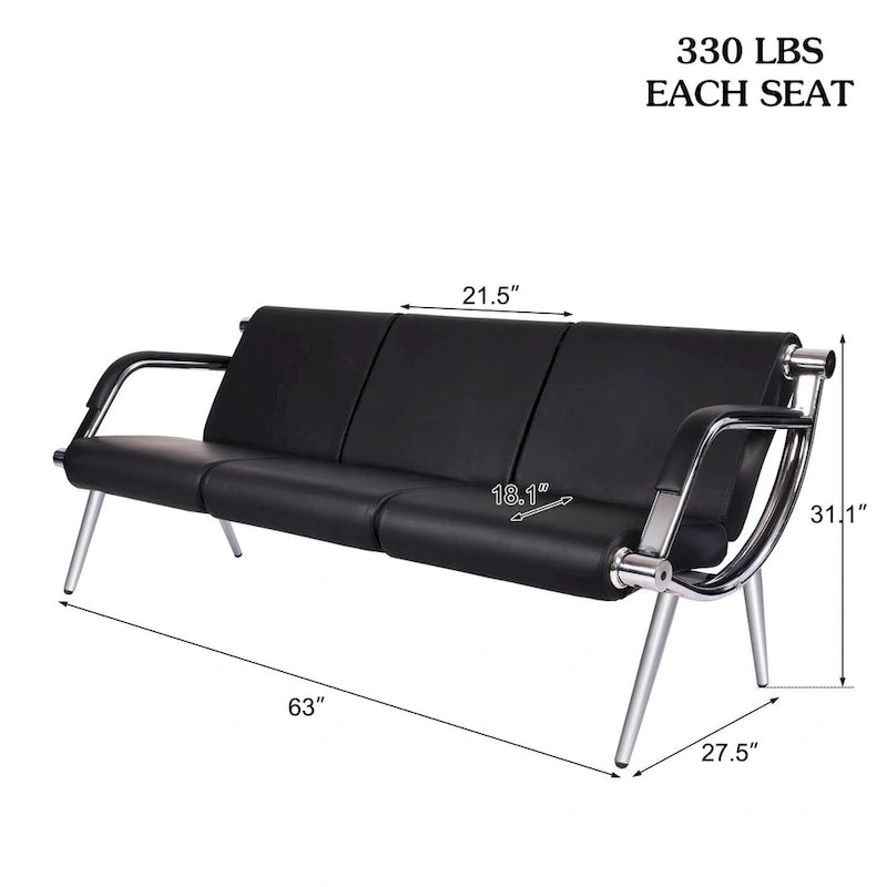 Chaises de salle d'attente, chaises de bureau, bancs d'accueil, chaises visiteurs, adaptées aux aéroports, bureaux, salons, banques, hôpitaux et autres lieux.