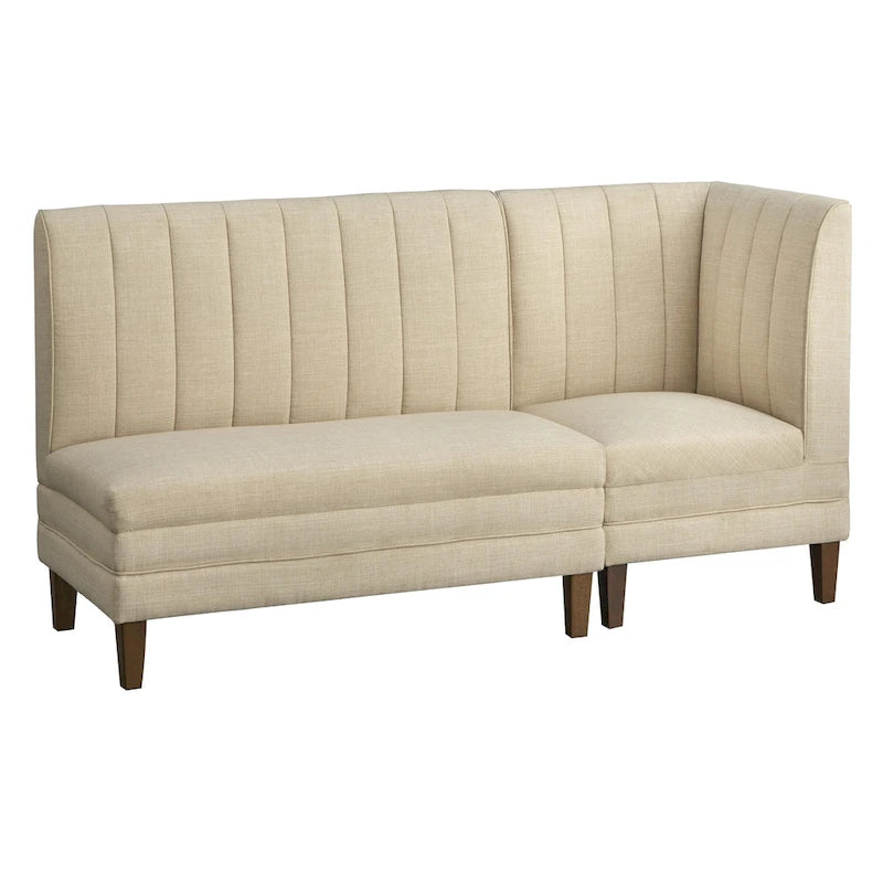 Banquette d'angle rembourrée