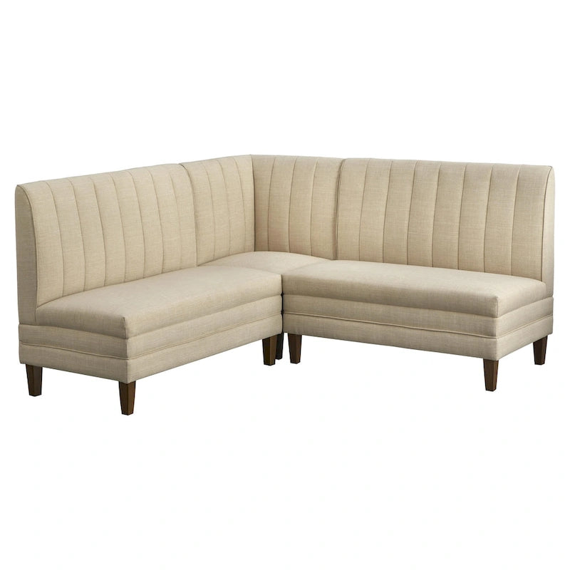 Banquette d'angle rembourrée