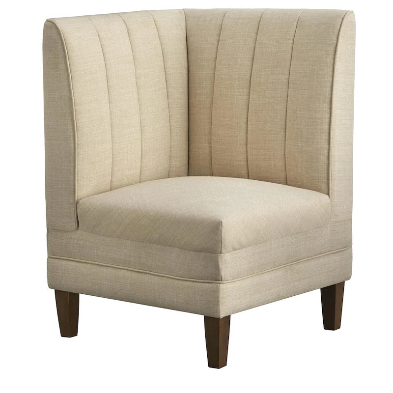 Banquette d'angle rembourrée