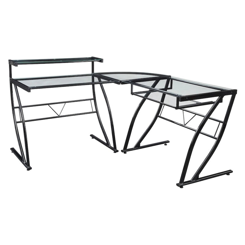 Table de jeu et de montage en L pour bureau à domicile