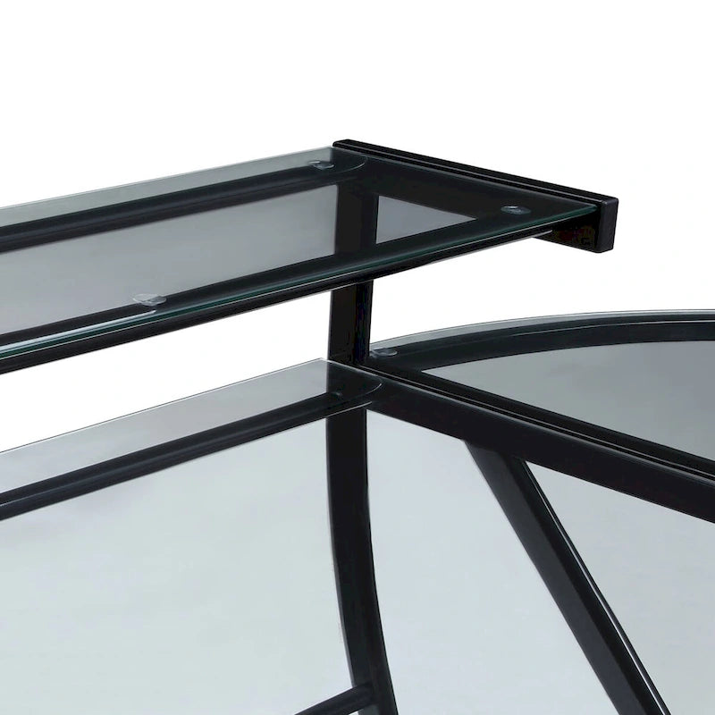 Table de jeu et de montage en L pour bureau à domicile